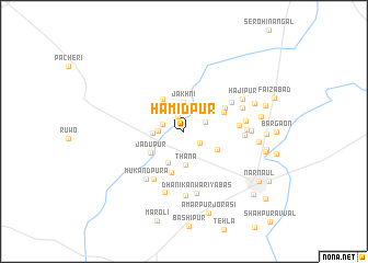 map of Hamīdpur