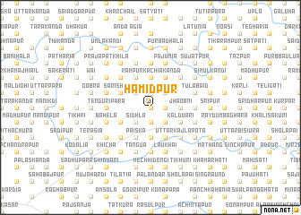map of Hamidpur