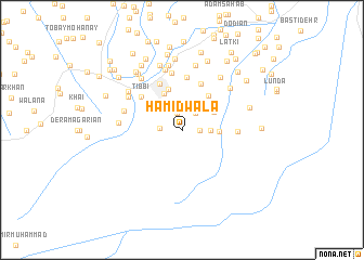 map of Hamidwāla