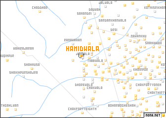 map of Hamīdwāla