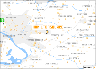 map of Hamilton Square