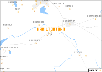 map of Hamilton Town