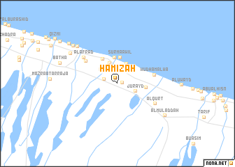 map of Ḩamīzah