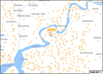 map of Hami