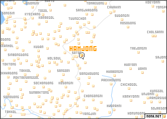 map of Hamjŏng