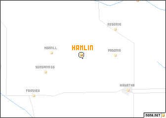 map of Hamlin