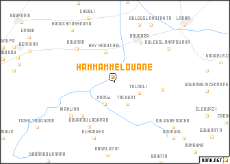 map of Hammam Melouane