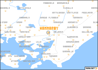 map of Hammarby