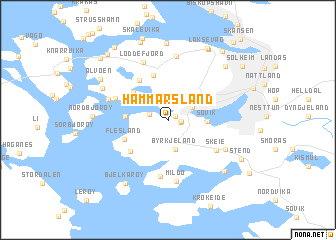 map of Hammarsland