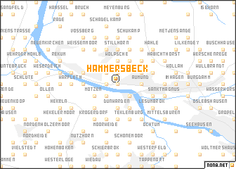 map of Hammersbeck