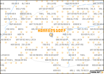 map of Hammersdorf