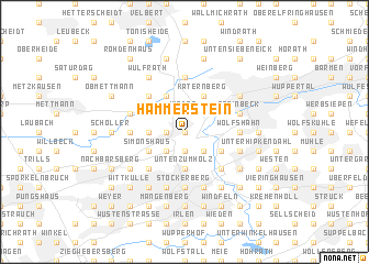 map of Hammerstein