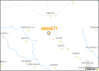 map of Hammett