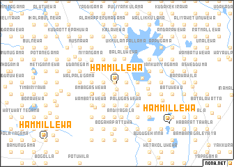 map of Hammillewa