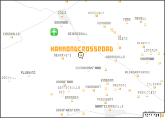 map of Hammond Crossroad