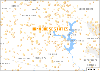 map of Hammonds Estates