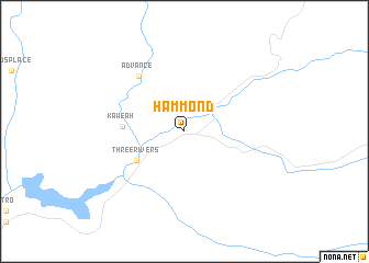 map of Hammond