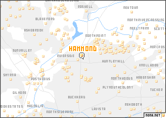 map of Hammond