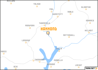 map of Hammond