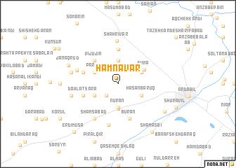 map of Hamnavār