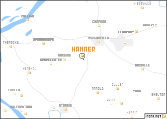 map of Hamner