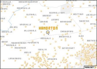 map of Hamorton