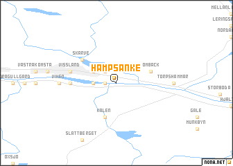 map of Hampsänke