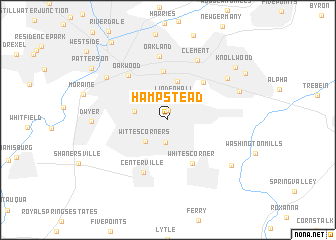 map of Hampstead