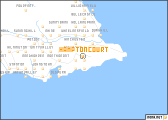 map of Hampton Court