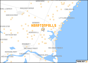 map of Hampton Falls