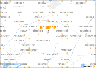 map of Hamsarp