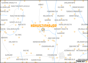 map of Hamuszínmajor