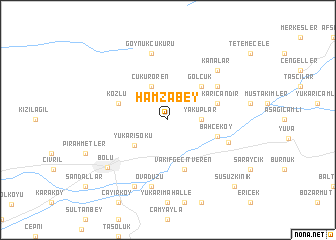 map of Hamzabey