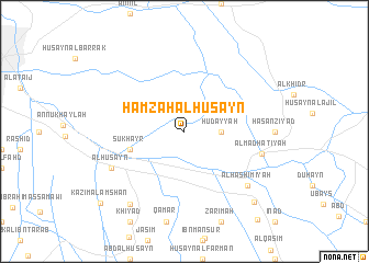 map of Ḩamzah al Ḩusayn