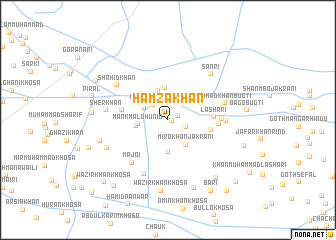 map of Hamza Khān