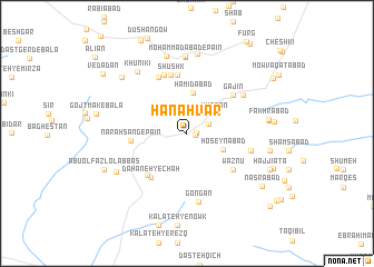 map of Hanahvar