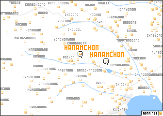 map of Hanam-ch\