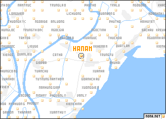 map of Hà Nám