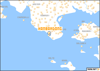 map of Hanbam-dong