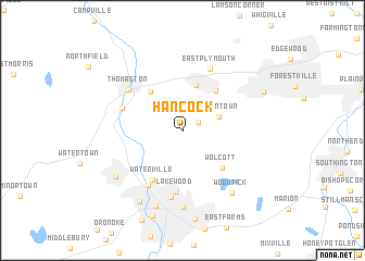 map of Hancock