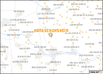 map of Handschuhsheim