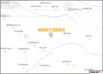 map of Handy Corner