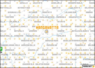 map of Hangawatta