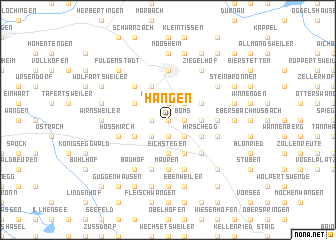 map of Hangen