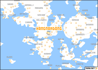 map of Hangnam-dong
