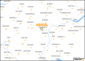 map of Han-gol