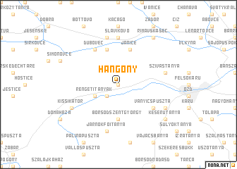 map of Hangony