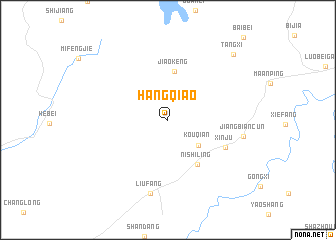 map of Hangqiao