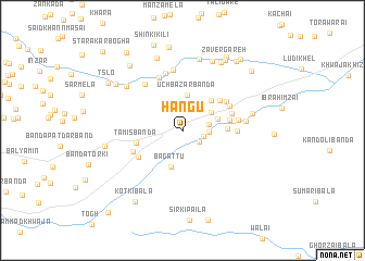 map of Hangu