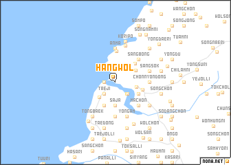 map of Hangwŏl